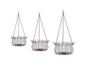 Panier mural en métal doré pour plantes, design unique, pour intérieur et extérieur, très demandé, nouvelle arrivée - Product Image 1