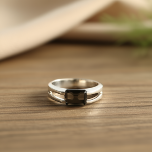 Designer Smoky <b>Quartz</b> Fashion <b>Ring</b> 4.5 Grams - Product Image 3