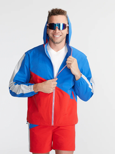 Windproof Tracksuit Zipper <b>Jackets</b> and Shorts <b>Men</b> Custom Logo Windbreaker Nylon Short Set Two Piece Sets <b>Men</b> - Product Image 4