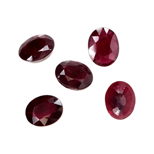 Rubis naturels de Bangkok, ovales calibrés 7x9mm, pierres précieuses naturelles en vrac pour la création de bijoux, prêtes à l'emploi - Product Image 3