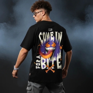 Camisetas personalizadas de algodón pesado para hombre, estilo oversize, con estampado de jarabe para la tos, colección Verano 2026, venta al por mayor - Product Image 4