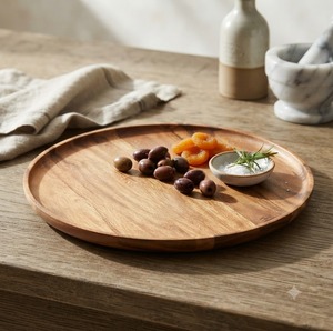 Tabla de servir de madera ecológica lacada para queso, tabla de cortar irregular, bandeja de corte, en stock para catering y regalos de cocina - Product Image 5