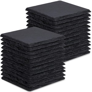 Posavasos de Pizarra Negra al por Mayor |   Posavasos Artesanales Hechos a Mano al por Mayor - Product Image 1