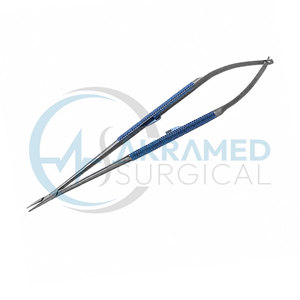 Porte-aiguilles microscopiques en titane Jacobson 21 cm, instrument de microchirurgie cardiovasculaire, outil chirurgical manuel Akramed - Product Image 6