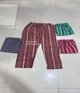 กางเกงฮาเร็มแบบลำลองของผู้หญิงกางเกงระบายอากาศได้ดีผ้าคอตตอน100% สีผสมขายส่งจากอินเดียสำหรับฤดูร้อน - Product Image 1