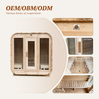 Kit de Propriété en Amérique du Sud : Équipement de Lodge Boutique Rentable, Maison de Spa en Bois Durable avec Grande Fenêtre Panoramique