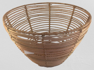 Handcrafted Natural Iron and <b>Rattan</b> <b>Storage</b> <b>Basket</b> for Home Decor Organization and Display - Product Image 3