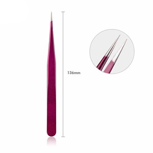 High Quality Eyelash Tweezers Professional Lash Extension <b>Tool</b> with Precision Tip for Beauty Salon Use - Product Image 4