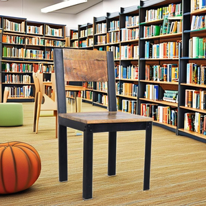 Sillas de Comedor Modernas Europeas de Madera Maciza Ecológicas - Sillas Portátiles para Dormitorio, Exteriores, Escuela, Parque y Oficina - Product Image 1