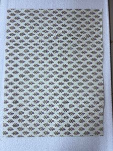 Hand Block Printed Cotton Rag Handmade Papers for Craft Journals and Luxury Stationery - Product Image 4