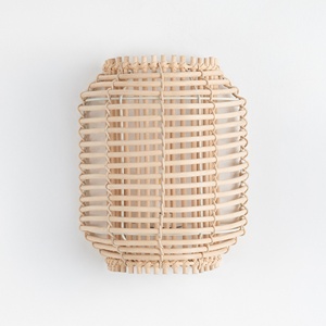 Hotel <b>light</b> fixtures competitive price rattan wall <b>sconce</b> many designs hand-made <b>light</b> <b>sconces</b> - Product Image 2