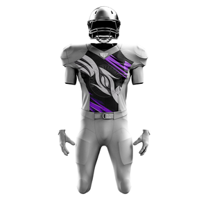 Uniforme de Fútbol Americano de Poliéster Diseñado con Tela Transpirable y Duradera que Ofrece un Ajuste Cómodo para el Entrenamiento en Equipo - Product Image 2