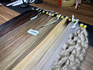 Extensions de cheveux vierges vietnamiens de haute qualité Nasa Hair Andy Model, cuticules alignées, en vrac, 60 cm, prix d'usine, super double drawn - Product Image 6