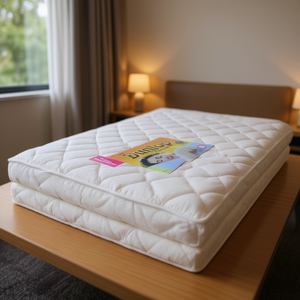 Surmatelas en mousse matelassée confortable de 2 pouces, pliable, taille King, pour la maison, l'hôtel ou l'auberge - Product Image 3
