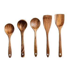 Cuillère de cuisine élégante en bois de qualité supérieure, matériau naturel, design classique, accessoire de cuisine durable, options personnalisables, élégante - Product Image 1