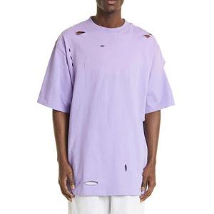 Nouveau t-shirt surdimensionné personnalisé de haute qualité, effet vieilli, 100% coton jersey, tissu uni doux, t-shirt homme effet vieilli - Product Image 4