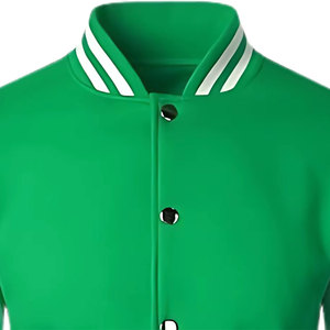 Chaqueta Letterman Casual para Hombre con Diseño de Logotipo Personalizado 2026, Algodón/Lana de Alta Calidad, Cuello Alto, Logotipo Frontal, Transpirable, Invierno - Product Image 5