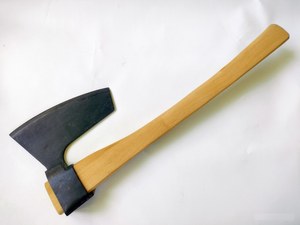 Felling Axe With Wood Handle Forged Steel <b>Head</b> Hatchet <b>Style</b> Firewood Chopping Tool - Product Image 2