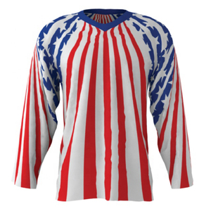 Maillot de hockey sur glace très demandé, 100 % polyester, vente en gros, écologique, antibactérien, respirant, design unisexe adulte, broderie 3D - Product Image 1