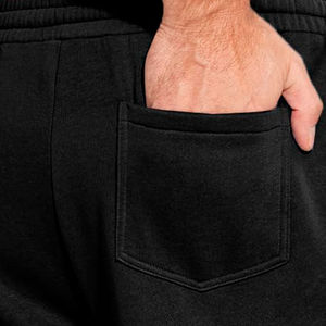 Breathable Casual Flared Sweatpants for Men Eco-Friendly Polyester/Cotton <b>Blend</b> Quick Dry Outdoor Streetwear with Premium Fit - Product Image 6