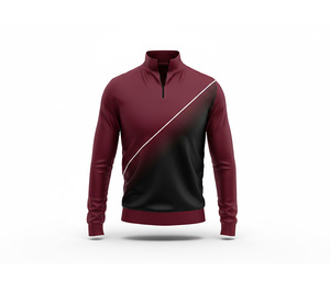 <b>Lightweight</b> Sublimated Sports <b>Jacket</b> with Water Zipper for Men <b>Women</b> Youth Sportswear Quick Dry Team Pullover - Product Image 1