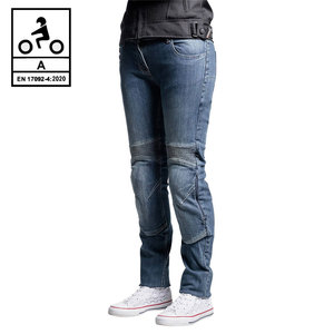 Pantalones Vaqueros Azules para Hombre DAIZEN STAR, de Mezclilla Lavada, Transpirables, para Todas las Temporadas, Ropa de Motocicleta - Product Image 1