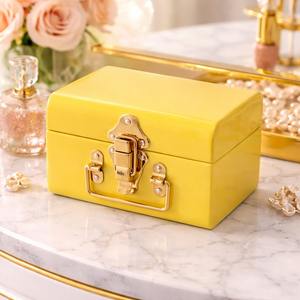 Elegante Caja de Joyería para Regalo, Estuche de Viaje para Joyas para Mujer, Pequeña Caja de Almacenamiento de Lujo - Product Image 2