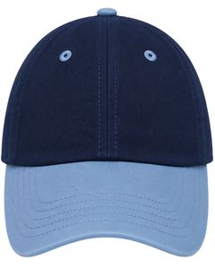 Manufacturer Custom <b>Navy</b> Blue And Baby Blue Two Tone <b>Baseball</b> <b>Cap</b> Adjustable Unisex Cotton Sports Outdoor Casual Fashion Hat <b>Cap</b> - Product Image 1
