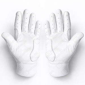 Hot Selling Customized Leather Baseball Batting Gloves Breathable Durable <b>Hook</b> Loop Closure Left/Right Low Price Professional - Product Image 3