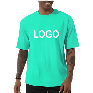 Camiseta de Algodón para Hombre, con Logotipo Personalizado, Manga Corta, Cuello Redondo, Informal, Básica, Moda Urbana, Ropa al por Mayor - Product Image 6