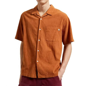 Camisa con Cuello en V para Hombre |   Camisa de Verano Personalizada de Alta Calidad con Botones |   Camisa Casual de Corte Regular - Product Image 2