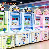 Machine d'arcade 2 joueurs avec cabinet en métal et plastique, difficulté réglable, jeu commercial pour enfants, idéal pour les centres commerciaux