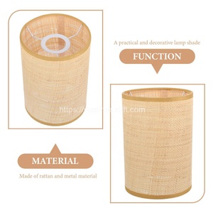 Natural Cheap Price Rattan <b>Table</b> <b>Lamp</b>, Lampshade, Pendant Light Wholesale Home Decoration Vietnam - Product Image 3
