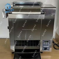 Grille-pain commercial pour pains à hamburger avec thermostat réglable, usage professionnel, 220V/110V, garantie 1 an