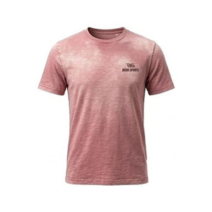 T-shirt élégant effet délavé sur mesure avec design délavé et matière en coton confortable - Product Image 1