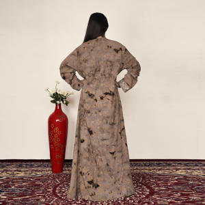 Jalabiya BSY Premium con Bordado en el Cuello, Kaftán Árabe de Lujo, Vestido Abaya para Mujer, Vestido Islámico Modesto para Ramadán, Vestido Diario Largo - Product Image 5