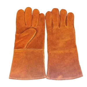 Guantes de Soldadura MIG de Cuero Vacuno Premium XL, Guantes de Seguridad de Alto Rendimiento para Trabajo Pesado, Protección para las Manos para Soldadores - Product Image 5