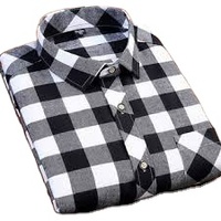 Chemise décontractée pour homme, manches longues, unie, écologique, 100% coton, respirante, séchage rapide, qualité supérieure, design personnalisé + logo