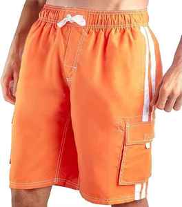 Shorts cargo décontractés taille mi-haute, grandes poches, longueur genou, fermeture à cordon, options multicolores, imperméables, service OEM - Product Image 2