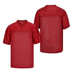 Maillots de football américain sublimés avec nom du joueur, manches courtes, protection UV, personnalisables, en polyester, coupe ample, style streetwear - Product Image 3