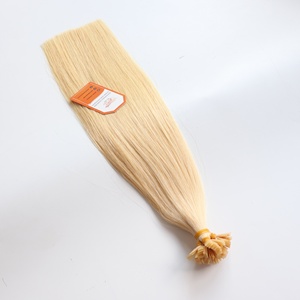 Extensiones de cabello humano de larga duración, pelo vietnamita, Remy rubio claro, 100% - Product Image 5
