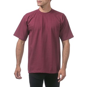 T-shirt basique pour homme, col rond, couleur unie, coton, vente en gros, vêtements décontractés, t-shirt surdimensionné - Product Image 4