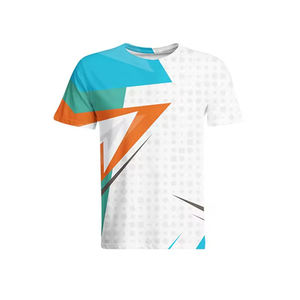T-shirt homme sublimation, impression intégrale personnalisée, tissu respirant à séchage rapide, coupe confortable pour le streetwear, t-shirts sublimation. - Product Image 3