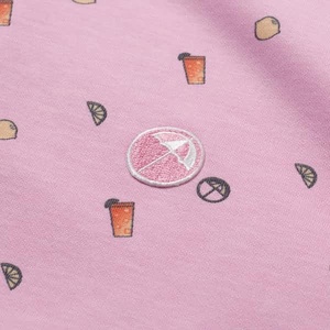 Camiseta de Manga Corta Rosa para Hombre con Estampado de Hielo, Estilo Casual, Corte Regular, 100% Poliéster, Secado Rápido, Tejido de Punto de 180g - Product Image 4