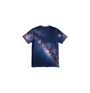 เสื้อยืดกีฬาโพลีเอสเตอร์น้ำหนักเบา ระบายอากาศได้ดี พิมพ์ลายกาแล็กซี่ตามสั่ง แขนสั้น สำหรับวิ่ง ออกกำลังกาย และสวมใส่กิจกรรมต่างๆ - Product Image 4