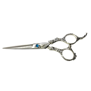 Professional Straight Hair Dressing Scissors Fancy Stainless Steel Precision Cutting Right-Handed Custom Handle Salon - Product Image 6
