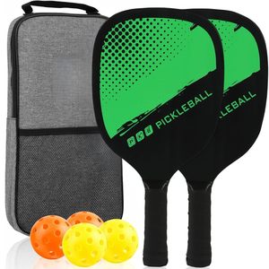 Raqueta de Pickleball de Alta Calidad Premium, Fibra de Vidrio y Carbono, Ligera, Grosor de 14mm/16mm para Entrenamiento, Competencia y Entretenimiento - Product Image 6