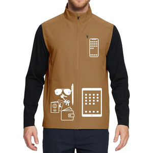 Waterproof Men Golf Vest Stain Resistant Softshell Sport Body <b>Warmer</b> Quick Dry Performance Athletic Gilet Outerwear - Product Image 4
