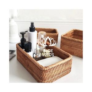 Cestas de Ratán Tejidas a Mano 2026, Ideales para Almacenar Ropa y Mantas, 100% Hechas a Mano, Limpias, Seguras, Decoración Artesanal para el Hogar - Product Image 1