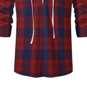 Chemise Kilt Jacobite Écossaise Premium pour Homme, Manches Longues, à Lacets, Motif Tartan des Highlands, Plaid du Clan MacQueen, Style Décontracté - Product Image 4